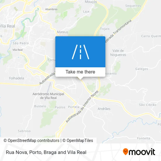 Rua Nova map