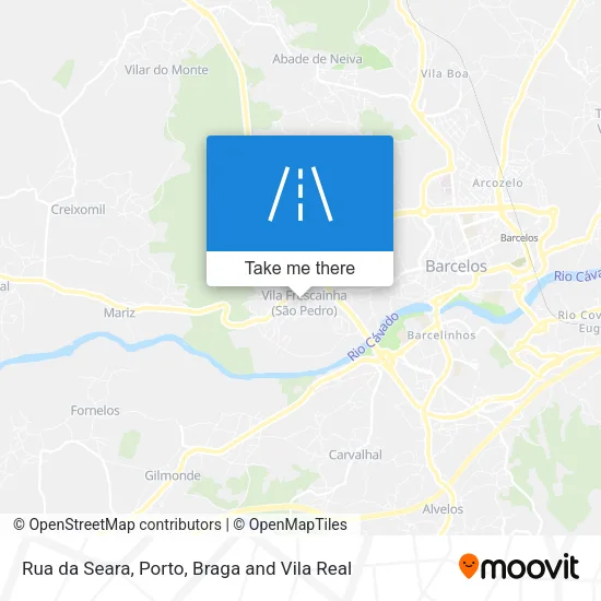 Rua da Seara map