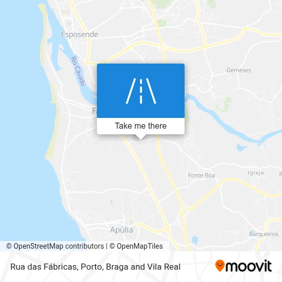 Rua das Fábricas map