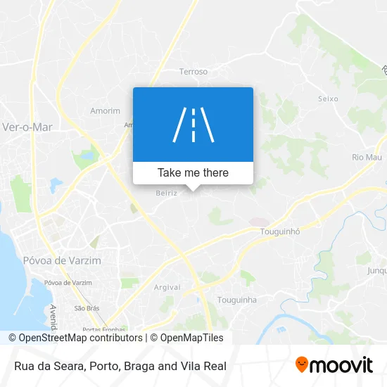 Rua da Seara map
