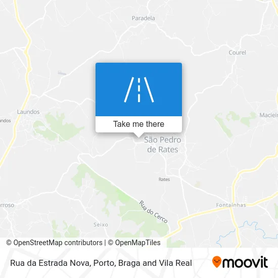 Rua da Estrada Nova map