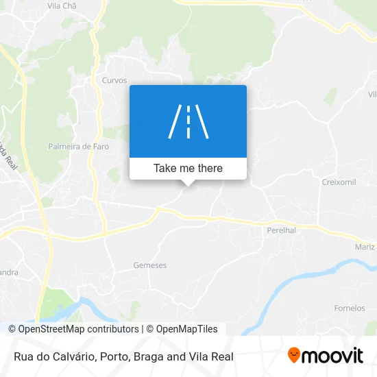 Rua do Calvário map