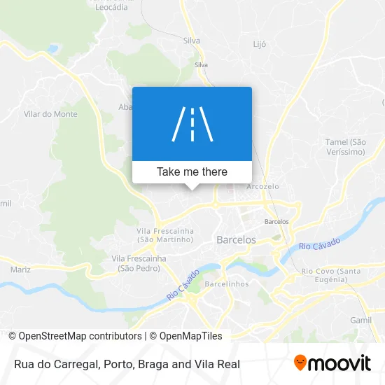 Rua do Carregal map