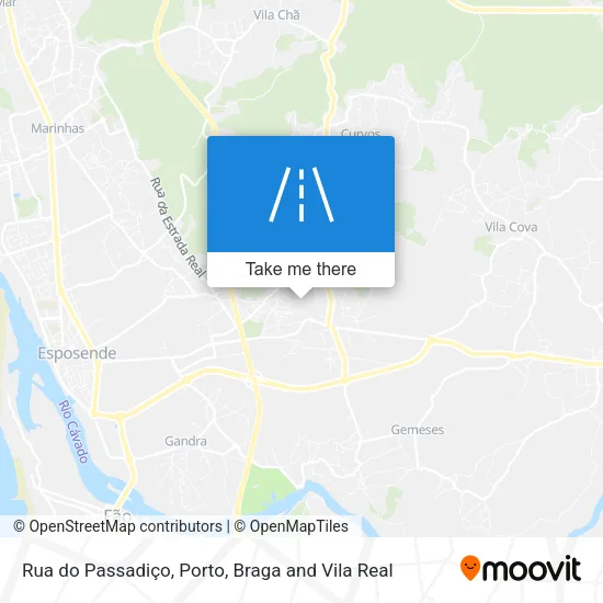Rua do Passadiço map