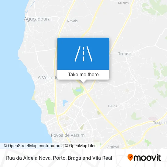Rua da Aldeia Nova map