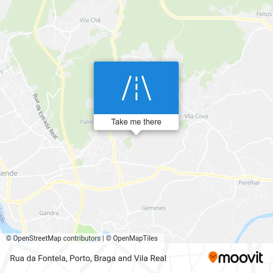 Rua da Fontela map