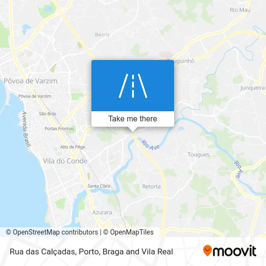 Rua das Calçadas map