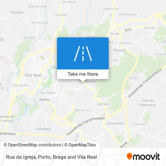 Rua da Igreja map