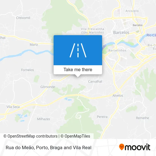 Rua do Meão map
