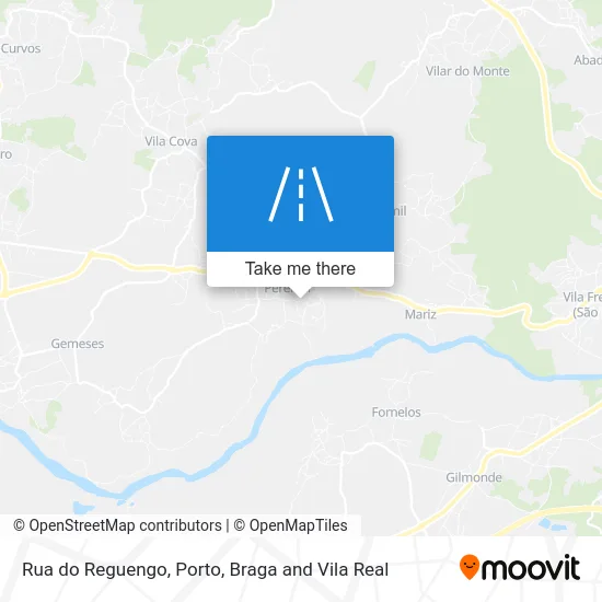Rua do Reguengo map