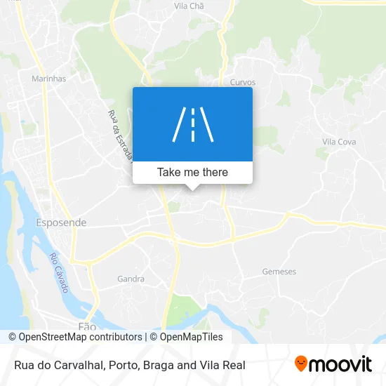 Rua do Carvalhal map
