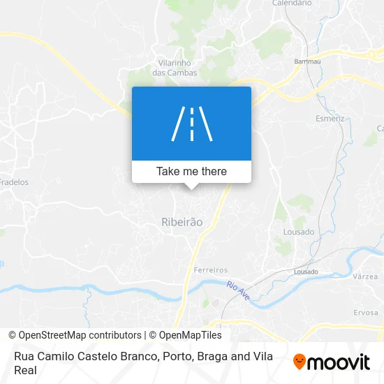 Rua Camilo Castelo Branco map