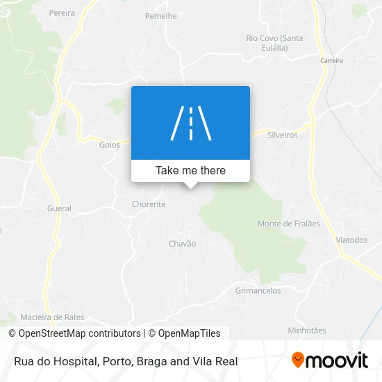 Rua do Hospital map