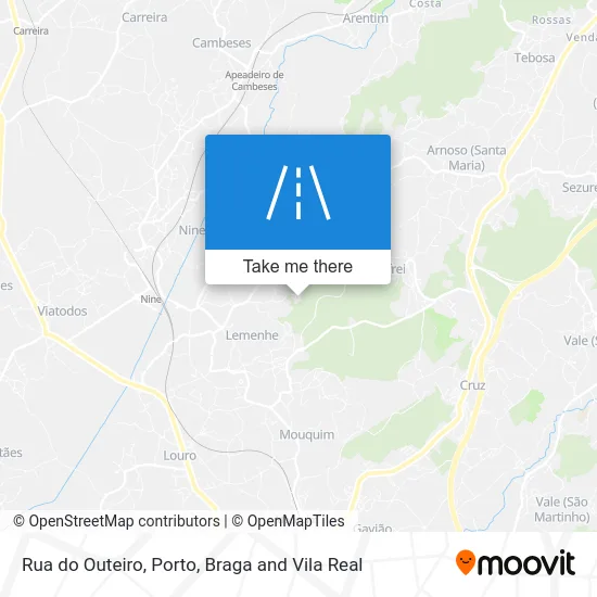 Rua do Outeiro map