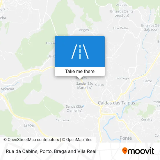 Rua da Cabine map