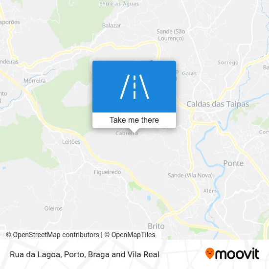 Rua da Lagoa map