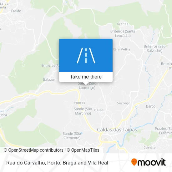 Rua do Carvalho map