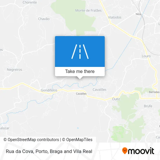 Rua da Cova map