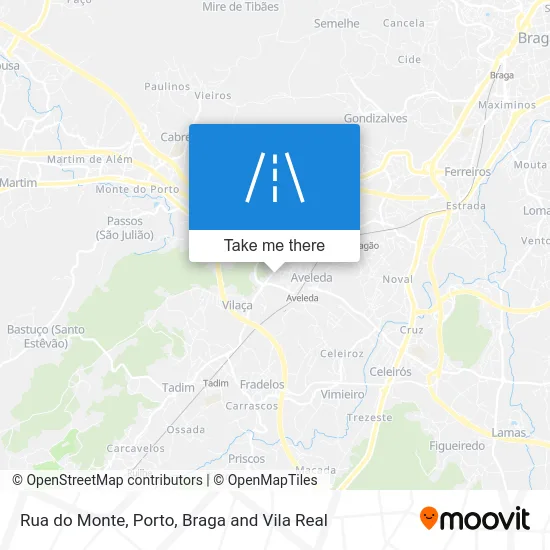 Rua do Monte map