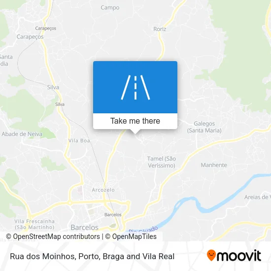 Rua dos Moinhos map