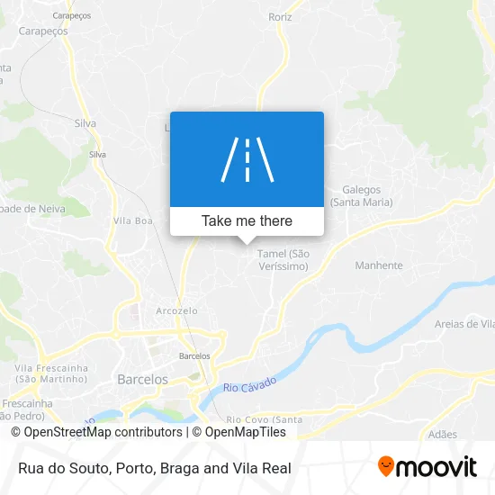 Rua do Souto map