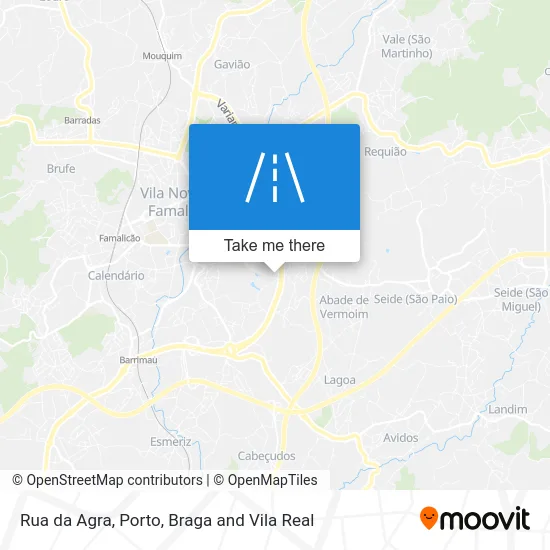 Rua da Agra map