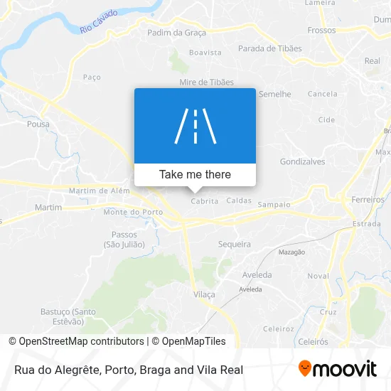 Rua do Alegrête map