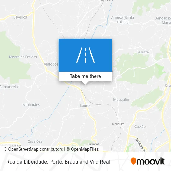 Rua da Liberdade map