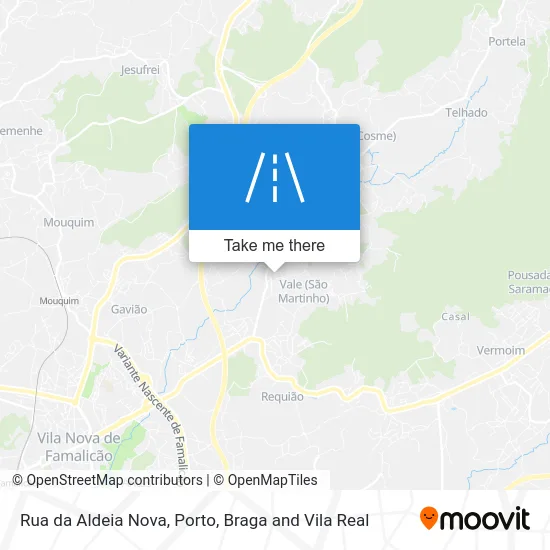 Rua da Aldeia Nova map