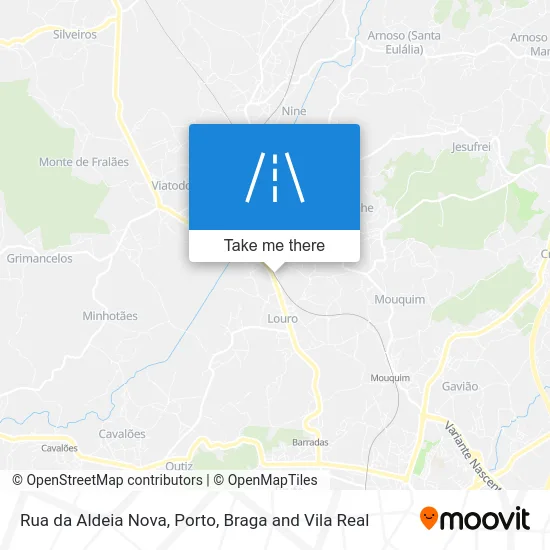Rua da Aldeia Nova map