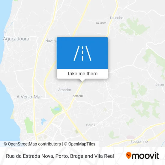 Rua da Estrada Nova map
