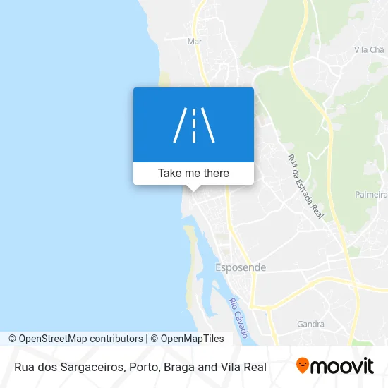 Rua dos Sargaceiros map