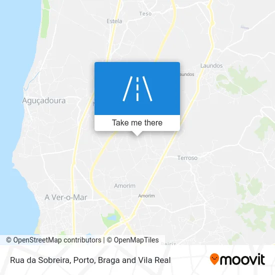Rua da Sobreira map