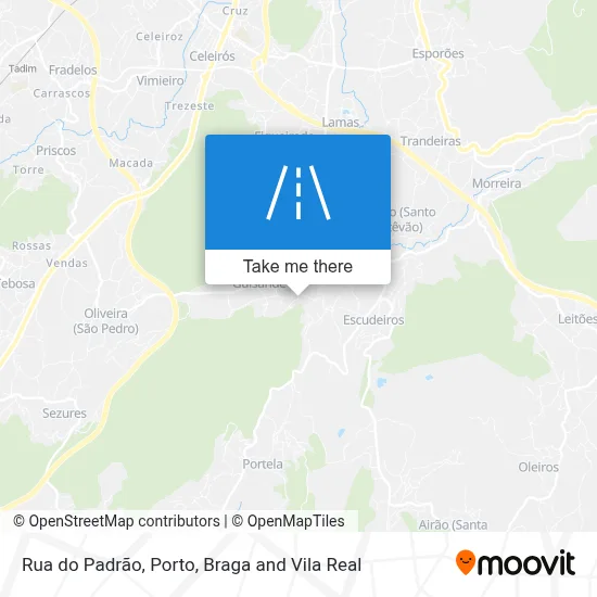 Rua do Padrão map