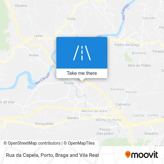 Rua da Capela map