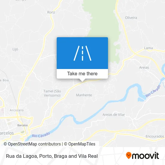 Rua da Lagoa map