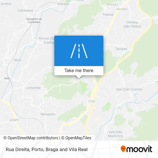 Rua Direita map