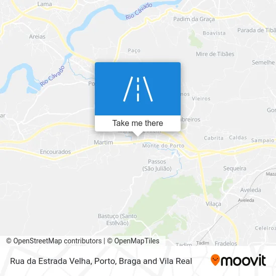 Rua da Estrada Velha map
