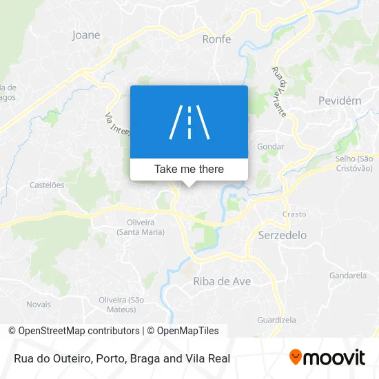 Rua do Outeiro map