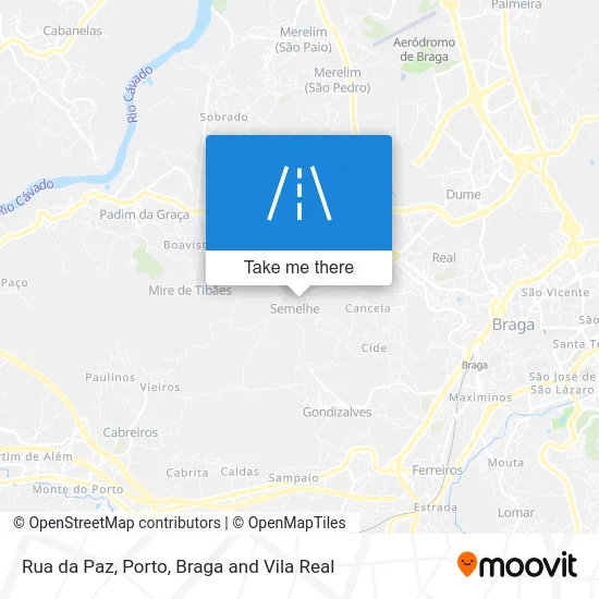 Rua da Paz map