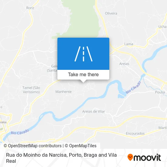 Rua do Moinho da Narcisa map