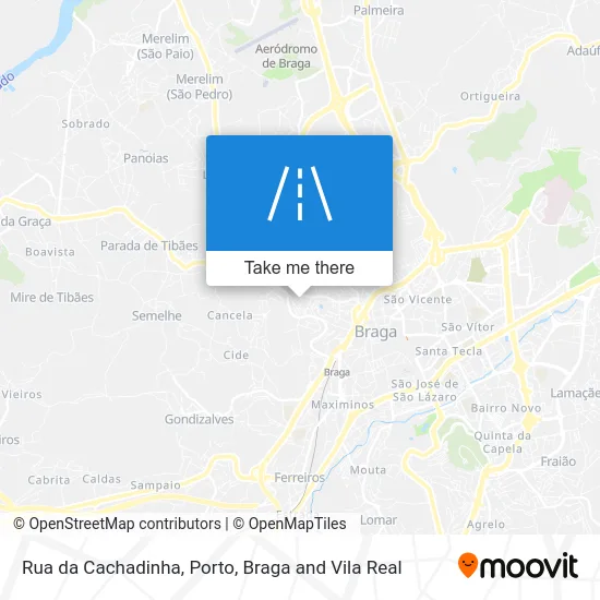 Rua da Cachadinha map