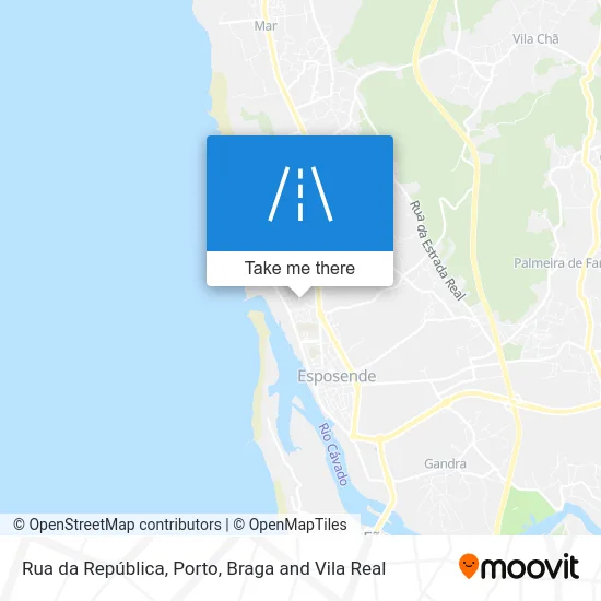 Rua da República map