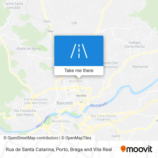 Rua de Santa Catarina map