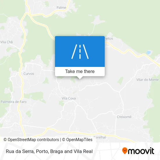 Rua da Serra map
