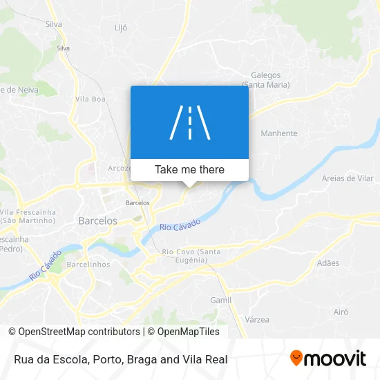 Rua da Escola map