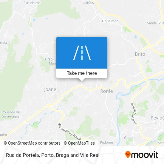 Rua da Portela map