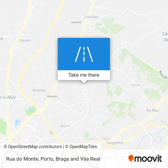 Rua do Monte map