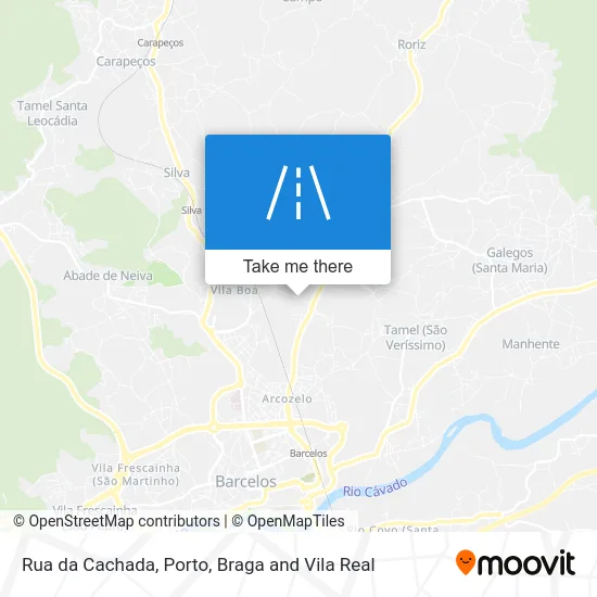 Rua da Cachada map