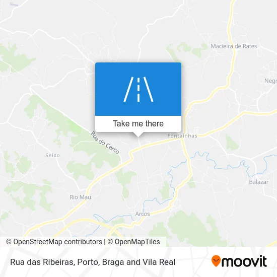 Rua das Ribeiras map